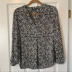 Adrianna Papell leopard blouse